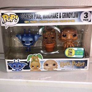 FUNKO POP! Harry Potter 3 Pack SDCC exclusive NEW